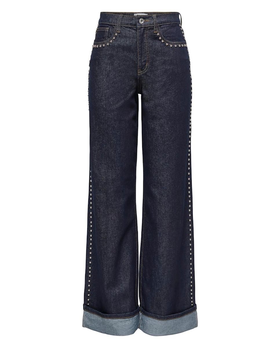 Jeans à Boca de Sino Azul-marinho-6