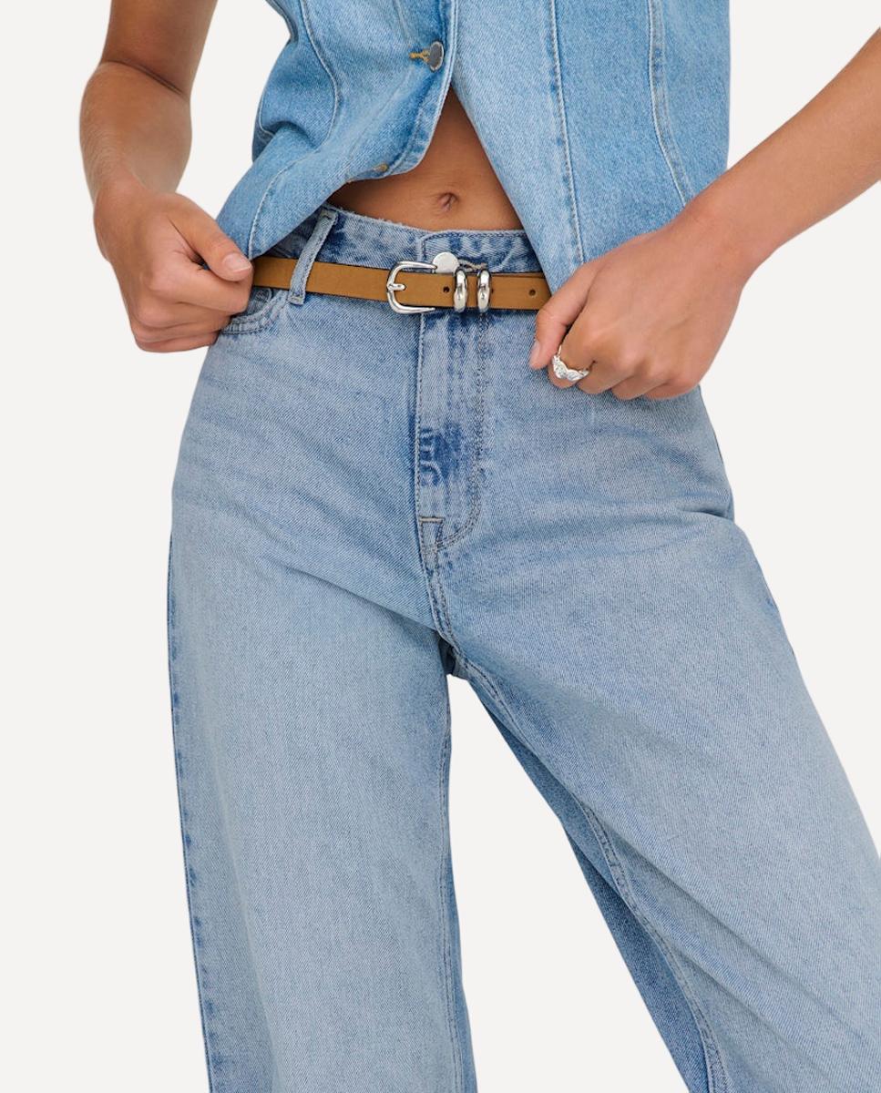 Jeans Largas Azul-4