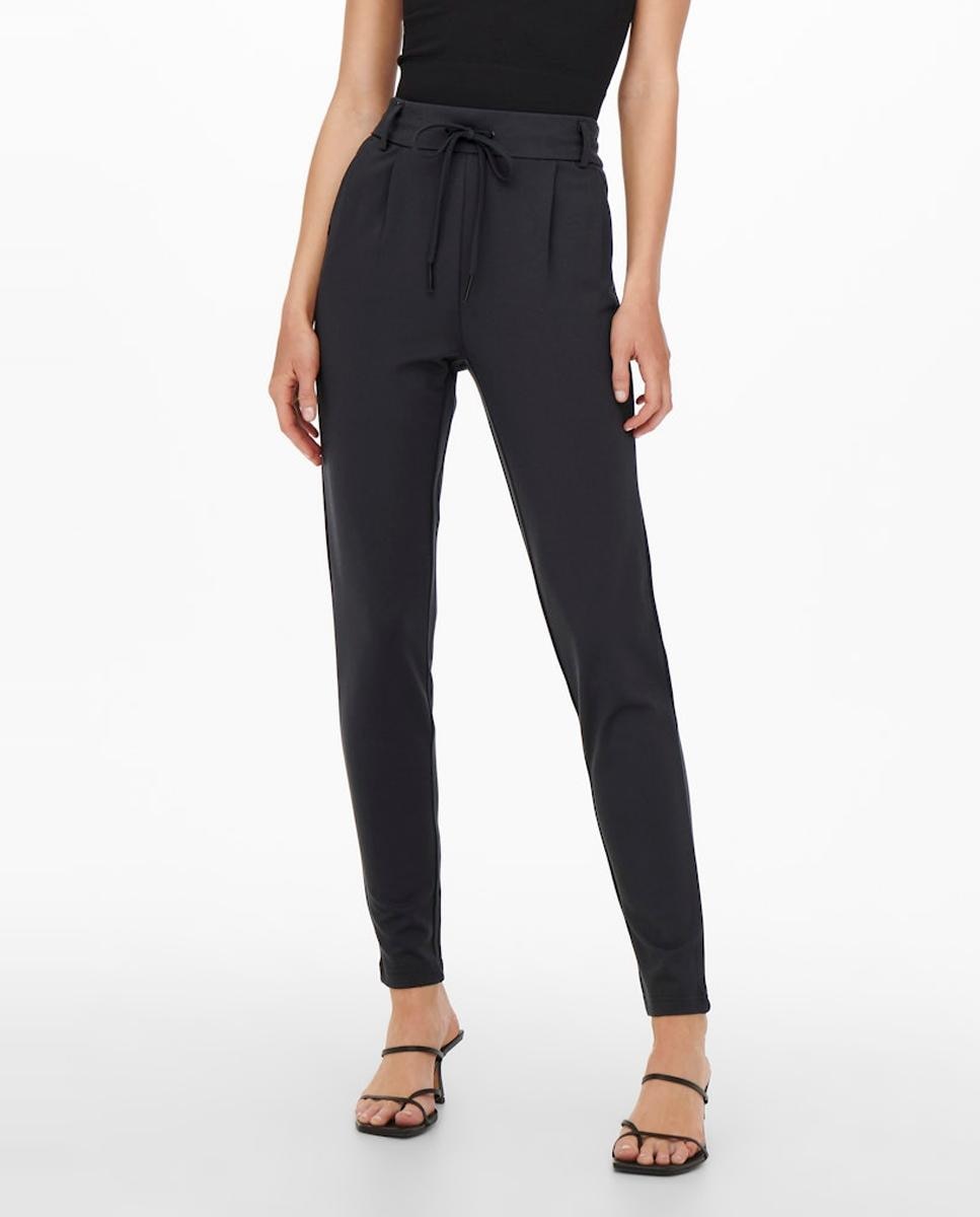 Pantalón de mujer con cordón - Only - Azul marino Azul marino-2