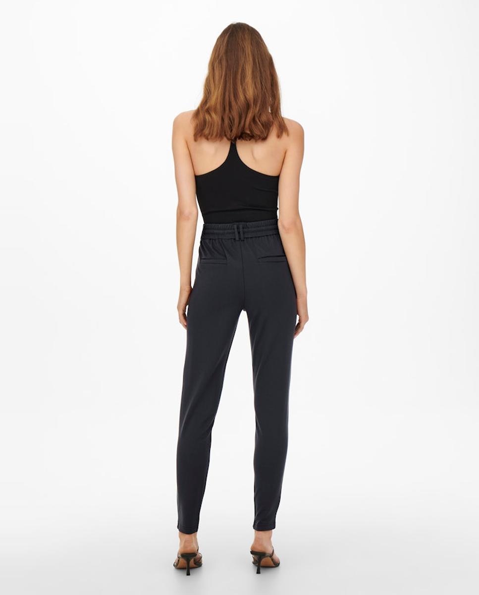 Pantalón de mujer con cordón - Only - Azul marino Azul marino-3