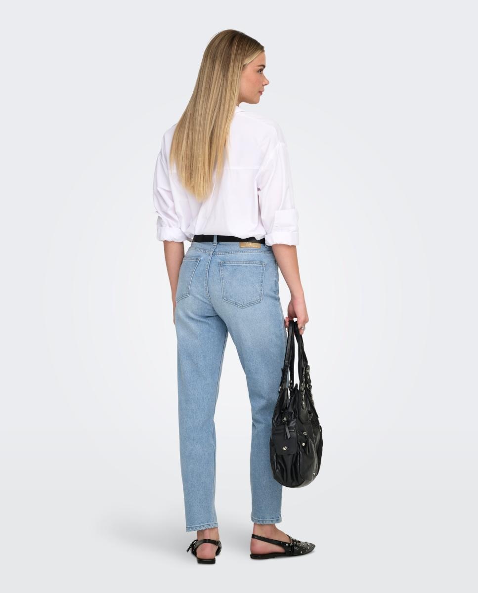 Jeans Straight Azul-3