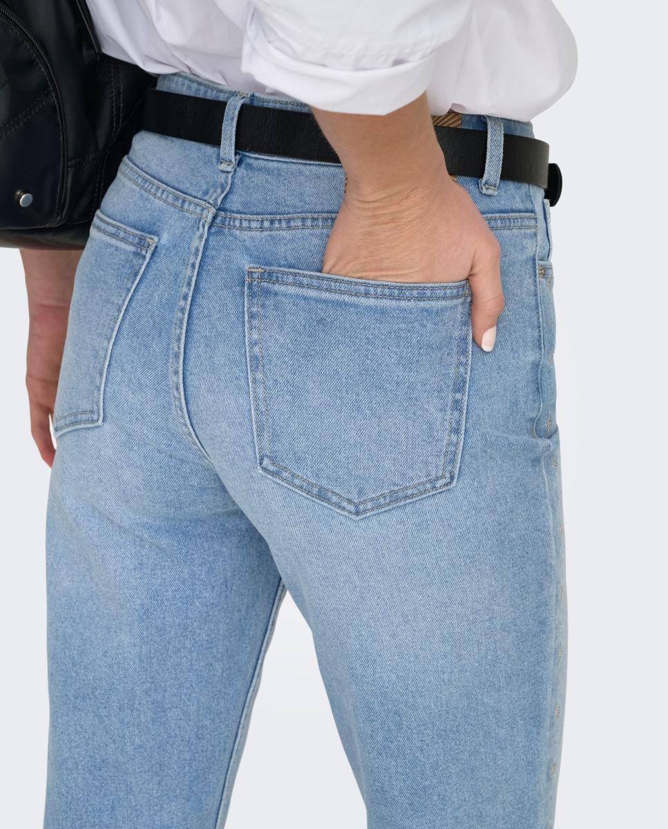 Jeans Straight Azul-5