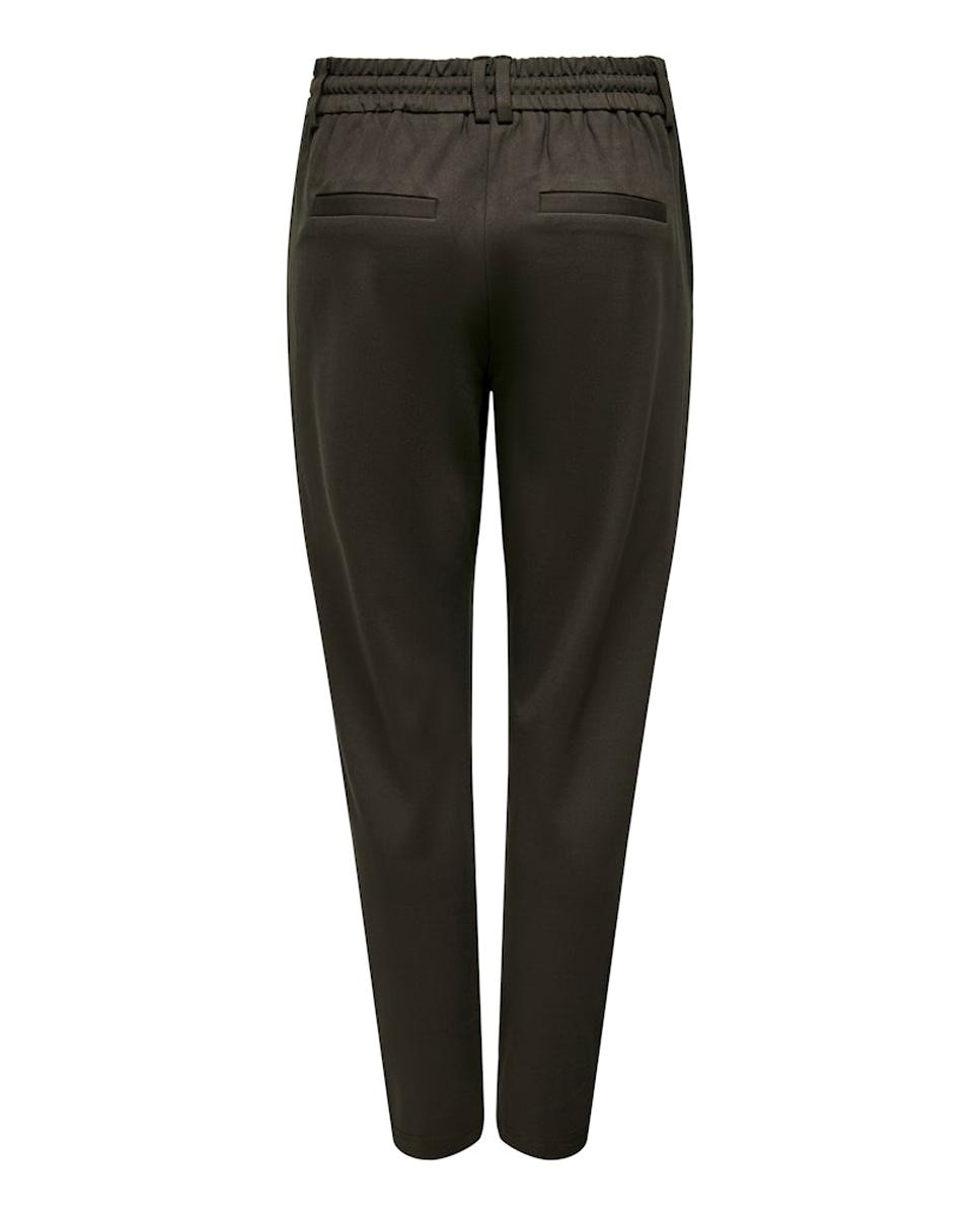 Pantalón de mujer con cordón - Only - Marrón oscuro Marrón oscuro-5