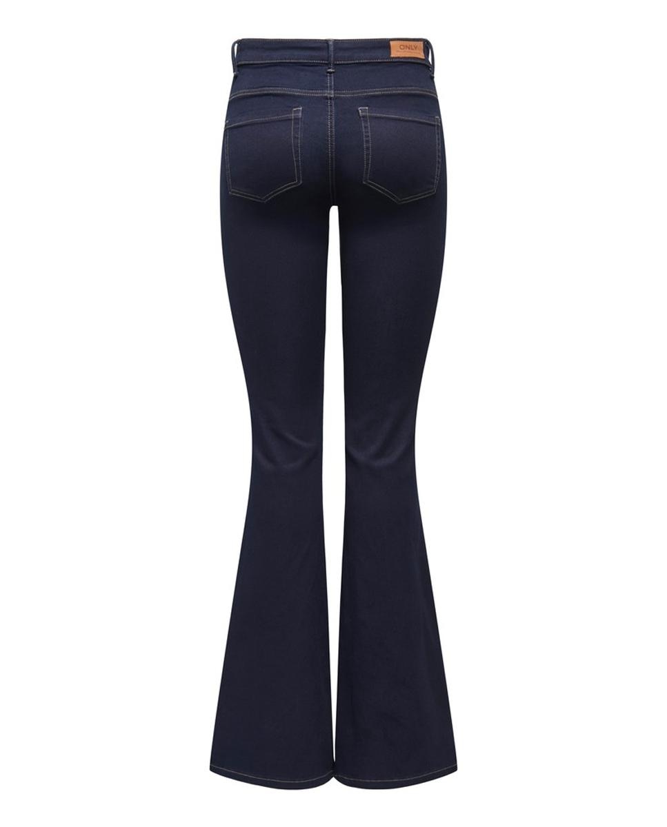 Jeans à Boca de Sino Lisas Azul-2