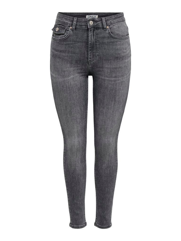 Vaquero denim pitillo de mujer de tiro alto - Only - Negro Negro-1