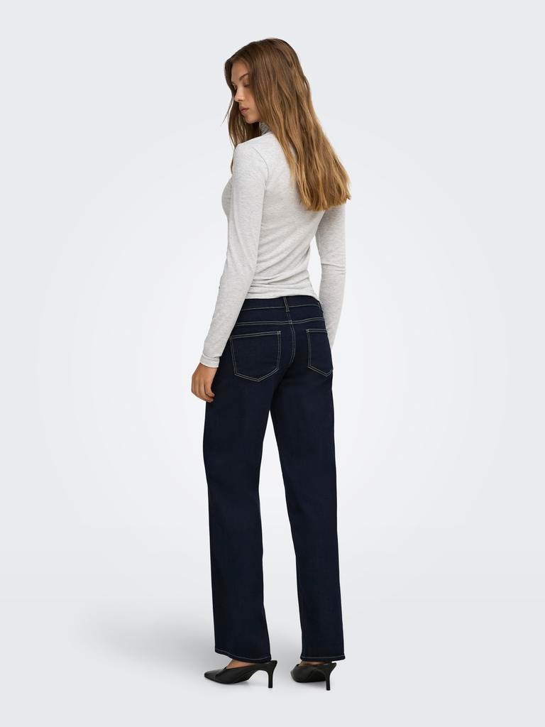 Imagen 2 de Vaquero denim wide leg de mujer - Only - Azul marino Azul marino