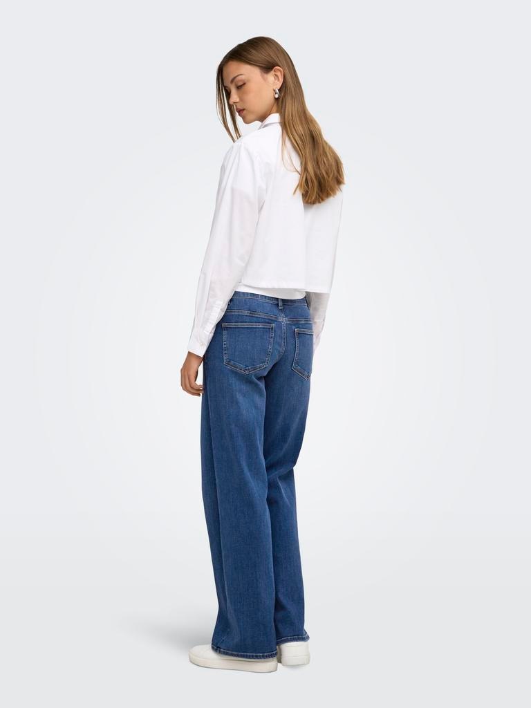 Imagen 2 de Vaquero denim wide leg de mujer - Only - Azul Azul