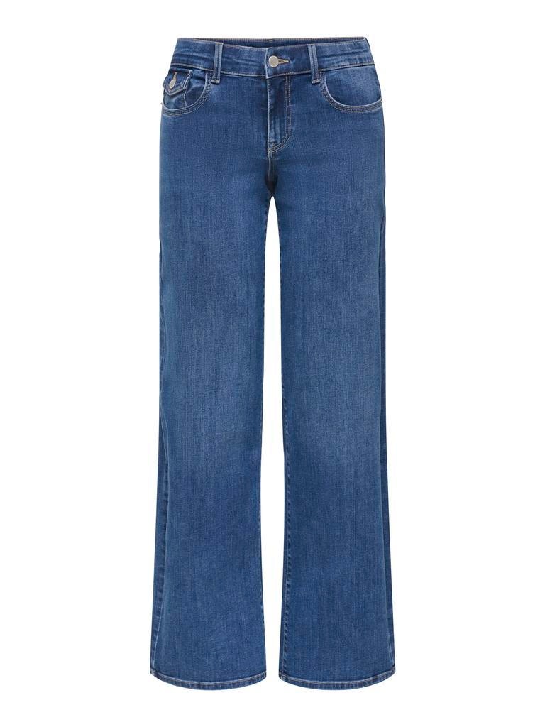 Imagen 4 de Vaquero denim wide leg de mujer - Only - Azul Azul
