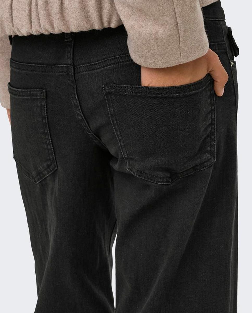 Imagen 5 de Vaquero denim wide leg de mujer - Only - Negro Negro