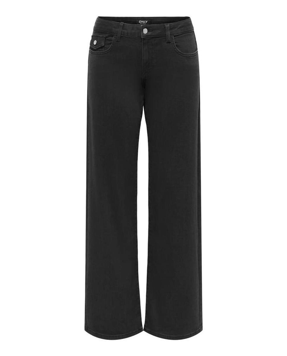 Imagen 6 de Vaquero denim wide leg de mujer - Only - Negro Negro