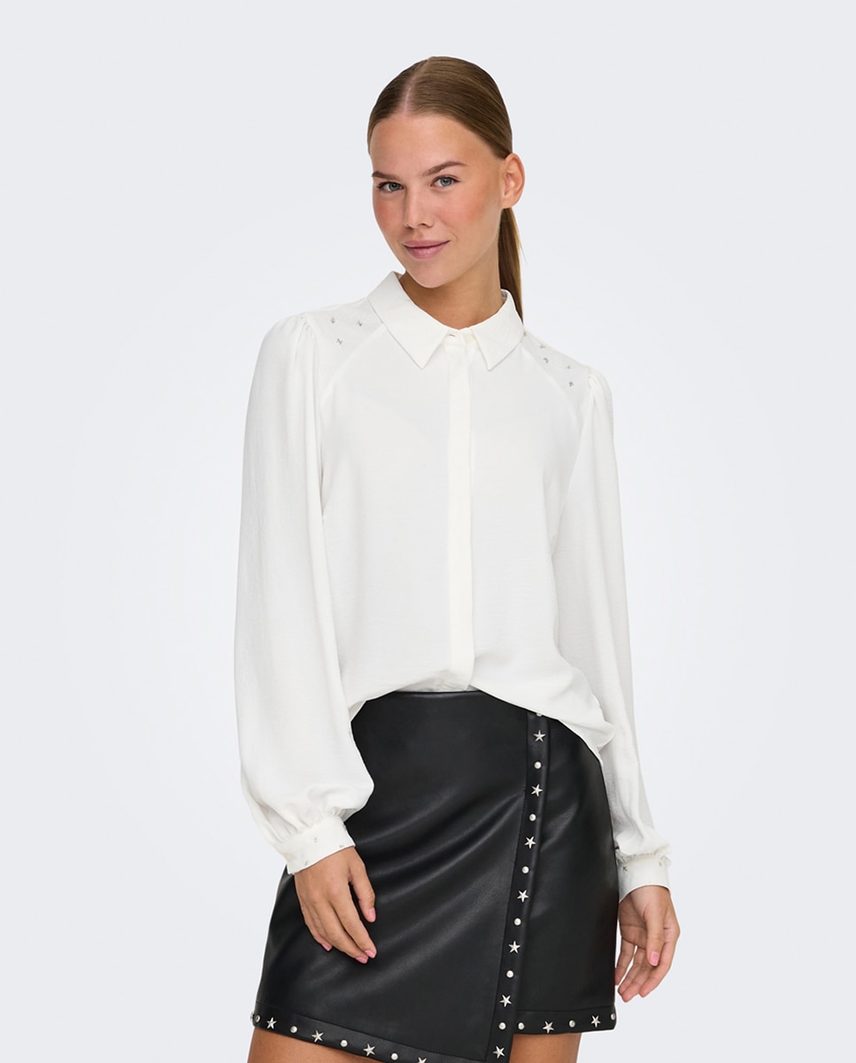 Only - Camisa de mujer de manga larga.