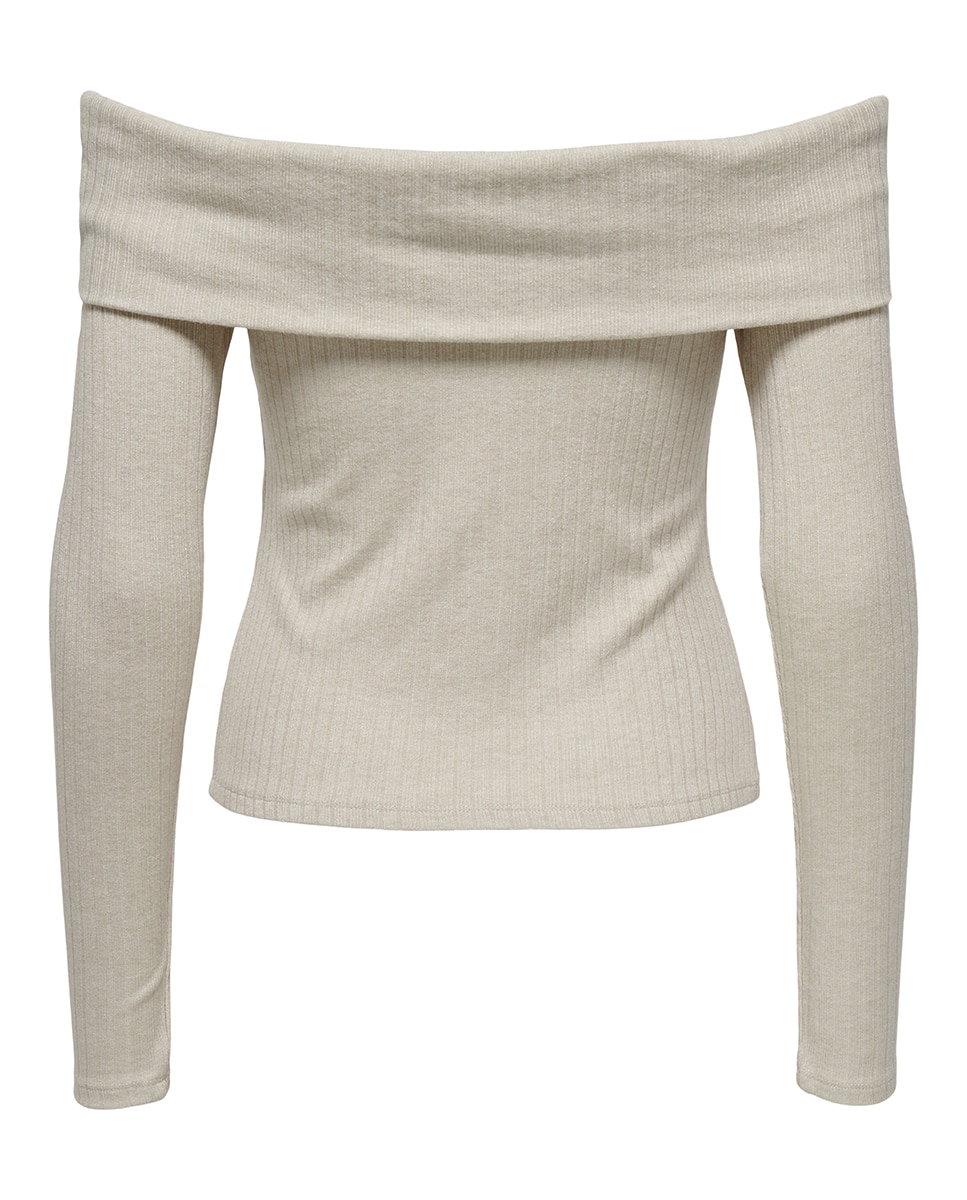 Top com Decote Caicai Castanho-claro-7