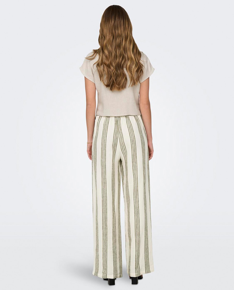 Blusa de Linho com Nó Branco-gelo-2