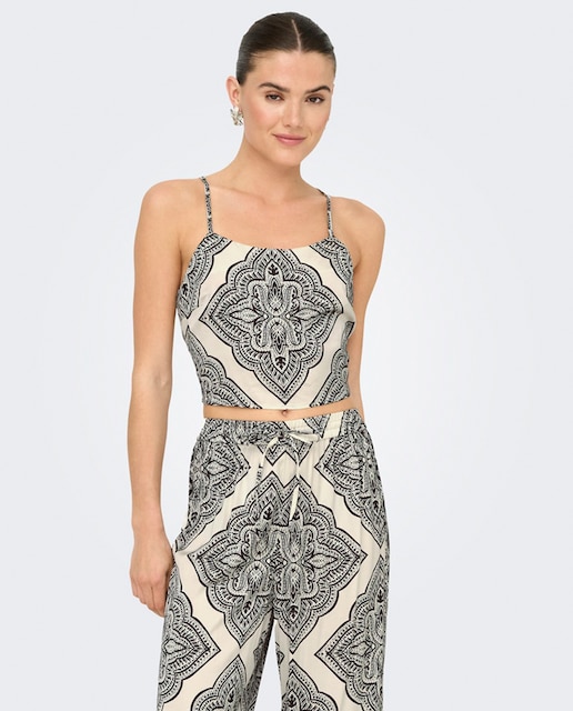 Imagen 0 de Top de mujer tirantes escote pico