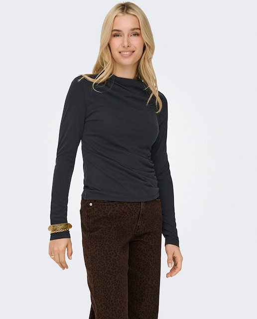 Imagen 0 de Top de mujer fluido de manga larga