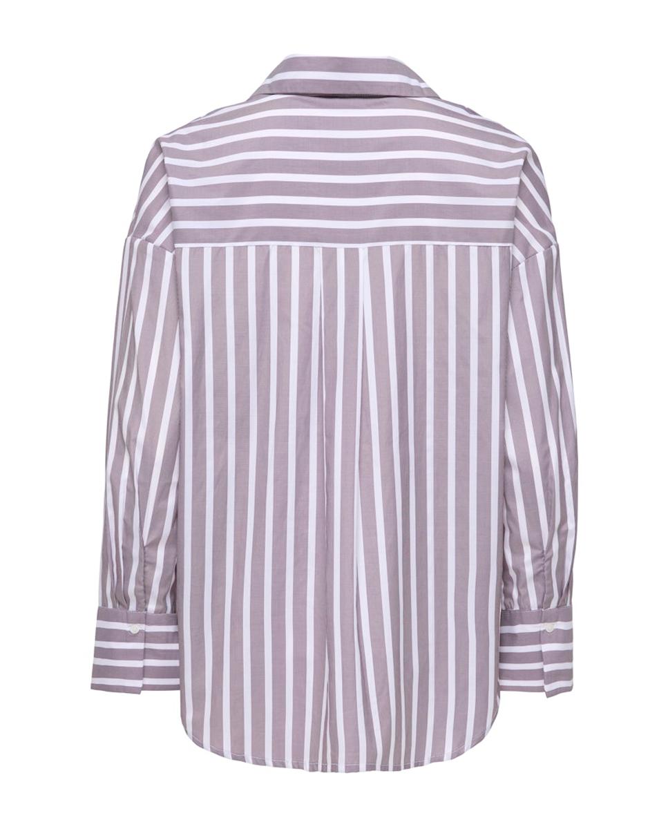 Camisa de manga comprida com colarinho de camisa Bordeaux-2