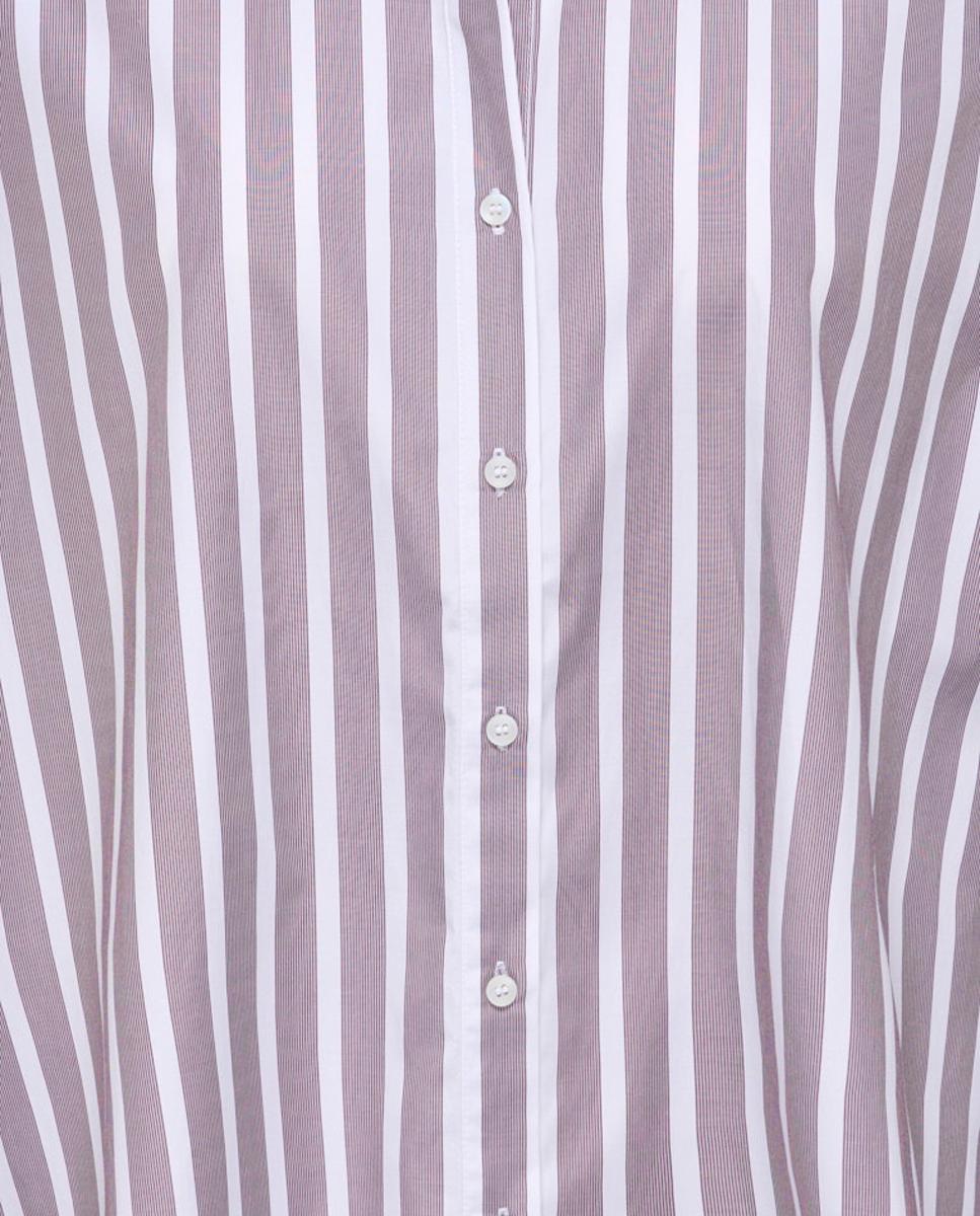 Camisa de manga comprida com colarinho de camisa Bordeaux-3