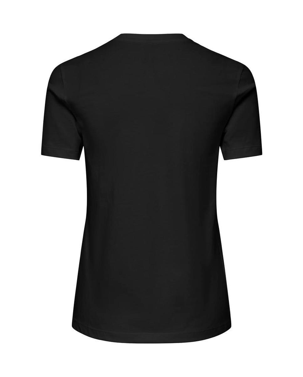 Camiseta 100% algodón de mujer de manga corta - Only - Negro Negro-2