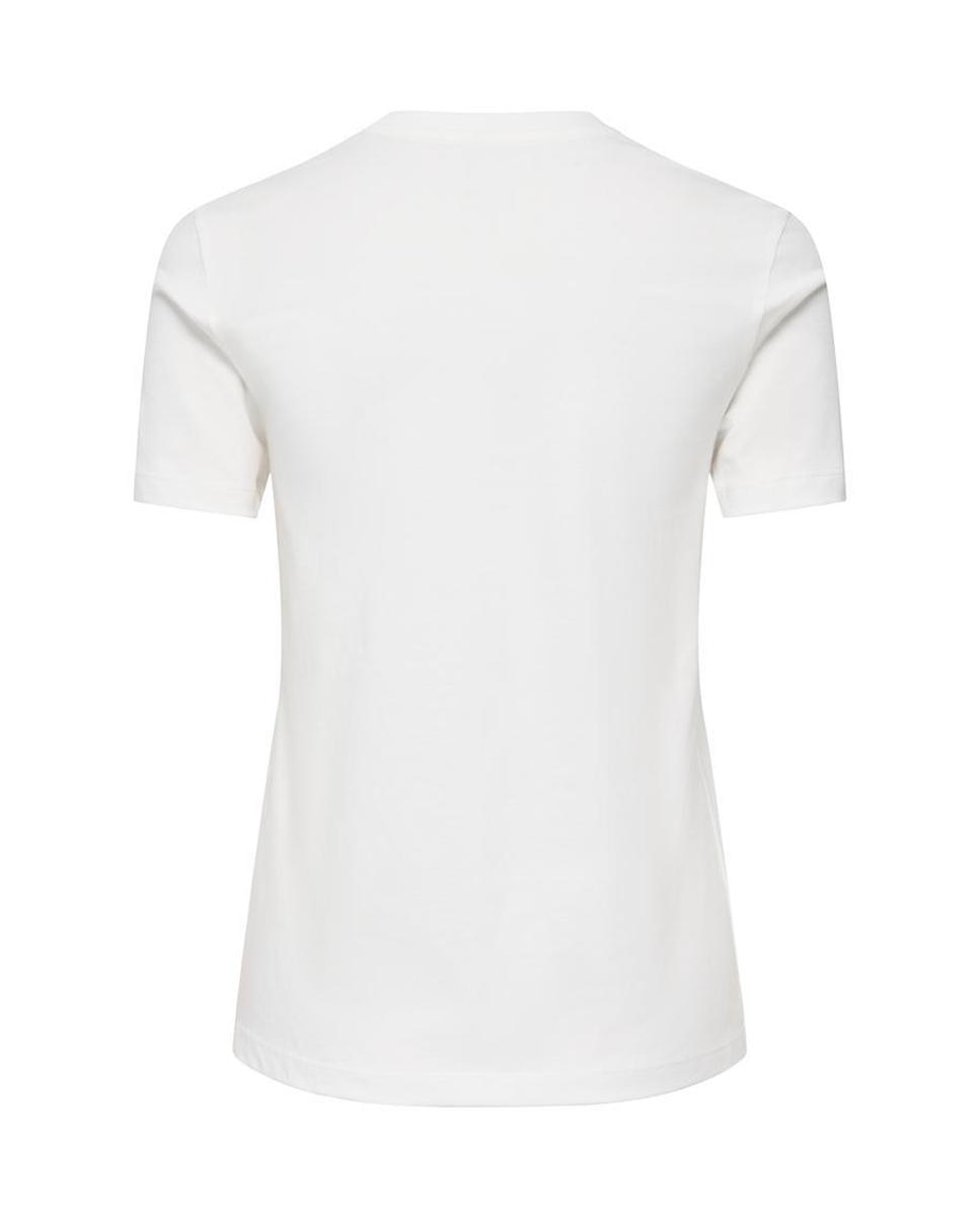 Camiseta 100% algodón de mujer de manga corta - Only - Blanco Blanco-7