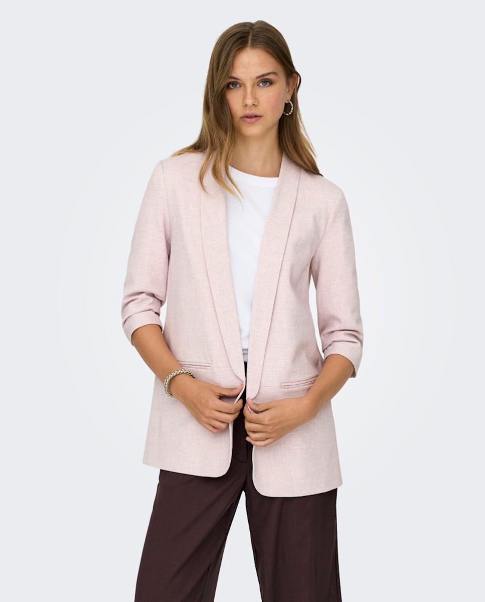 Only - Blazer de mujer manga 3/4 con solapas.