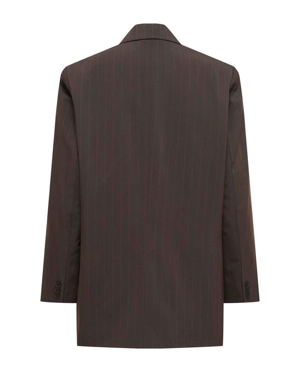 Blazer de mujer con solapa y cierre de botones - Only - Marrón Marrón-7