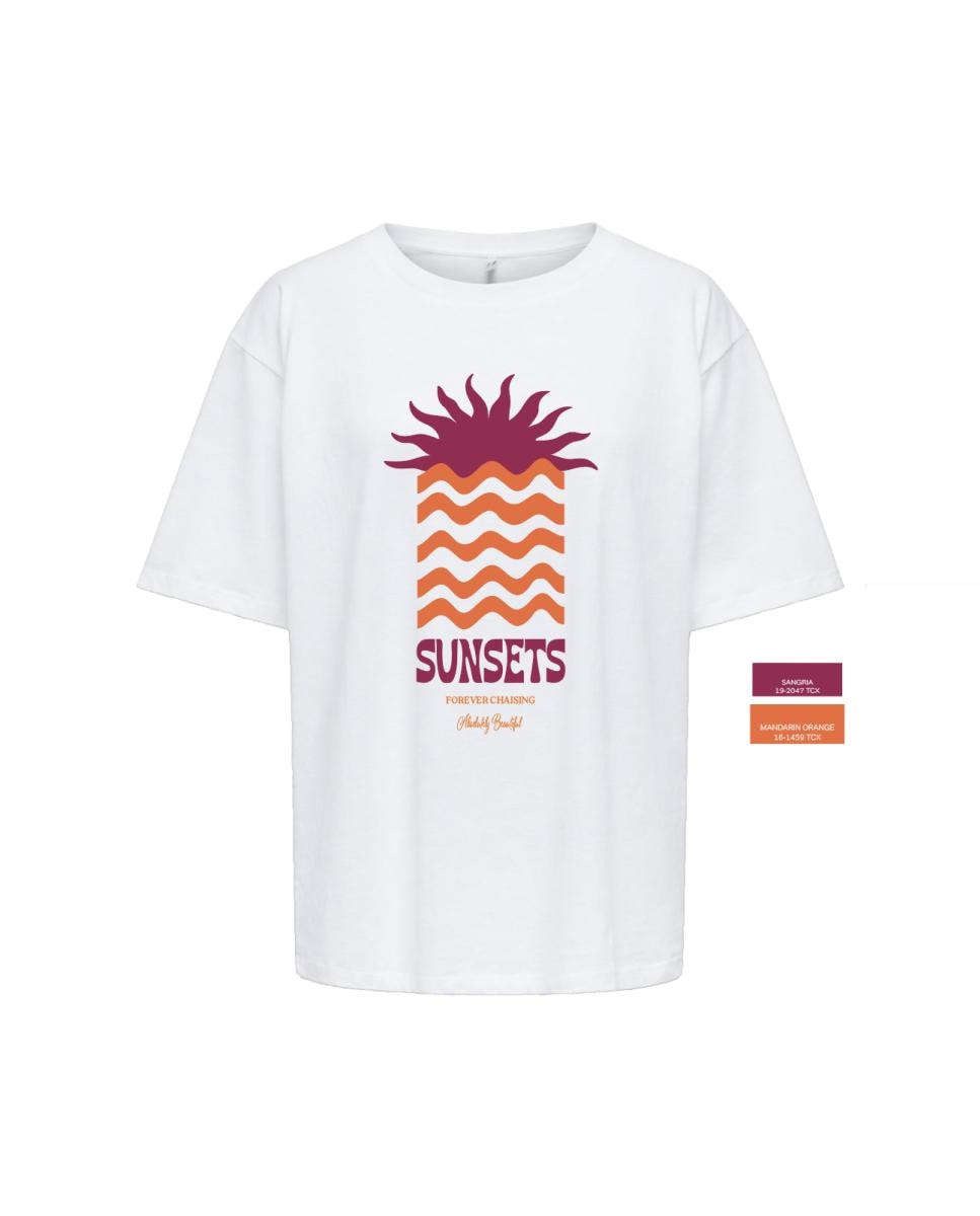 Imagem 0 de T-shirt 100% Algodão com Manga Curta e Decote Redondo