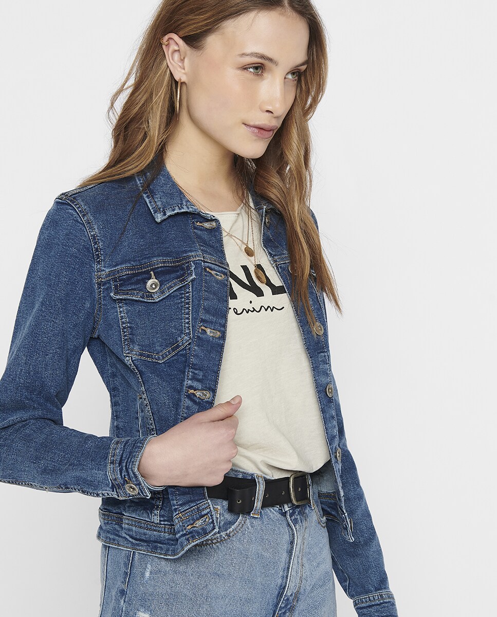 Cazadora vaquera de mujer en color azul · Only · El Corte Inglés