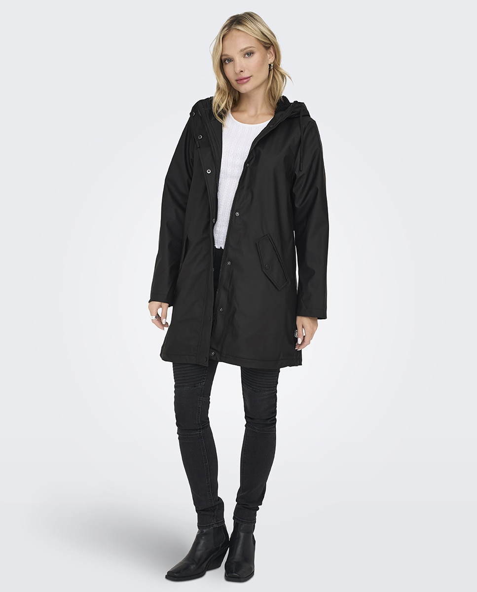 Imagem 0 de Impermeável com Capuz e Forro Teddy