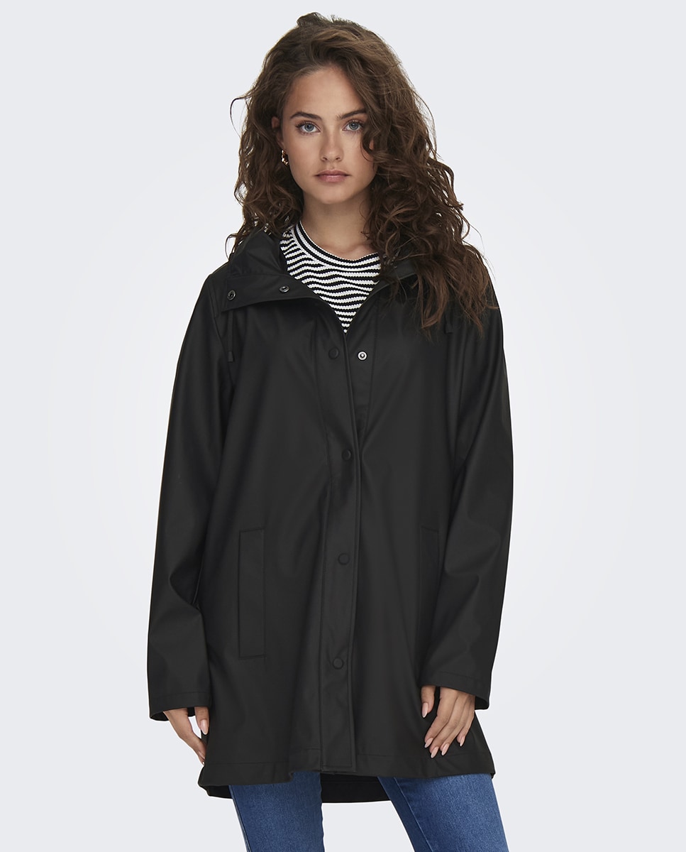 Chubasquero de mujer con capucha ajustable · Only · El Corte Inglés