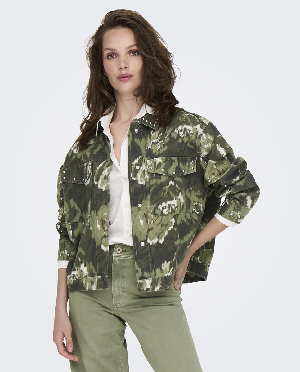 Casaco de Camuflagem Branco-gelo-1