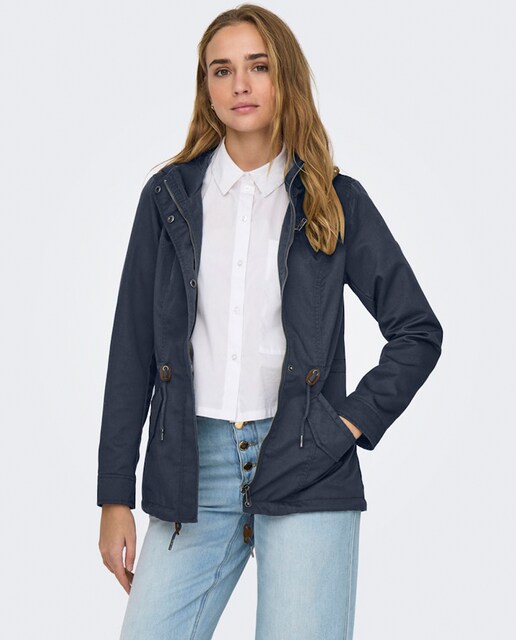 Imagen 0 de Parka de mujer con capucha y manga larga