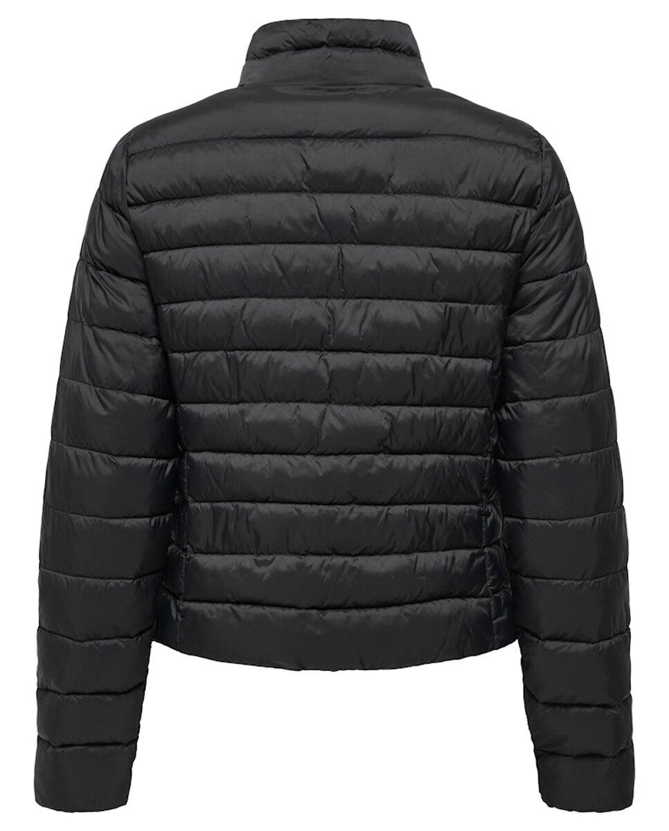 Plumífero ligero de mujer - Only - Gris Negro-8