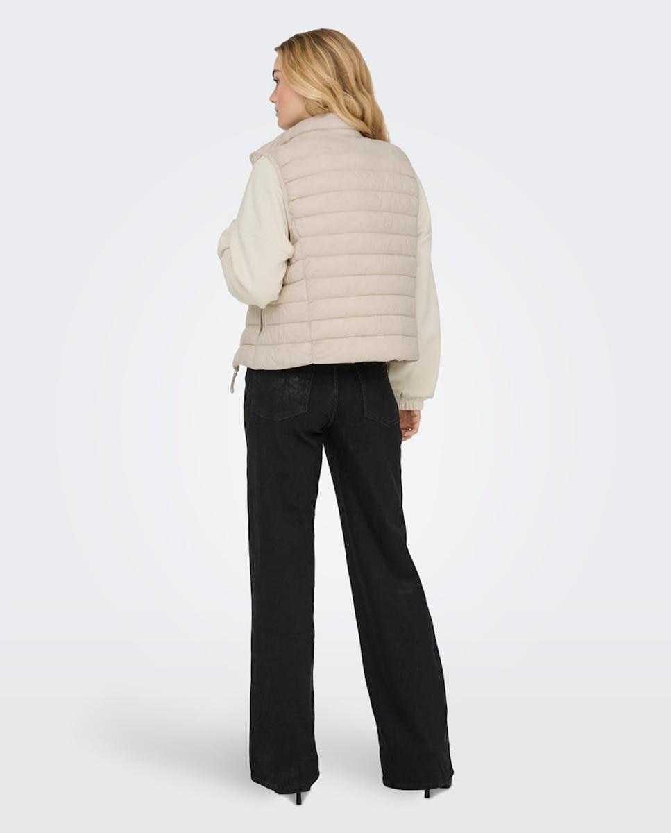 Imagen 2 de Chaqueta de mujer acolchada ligera - Only - Beige Beige