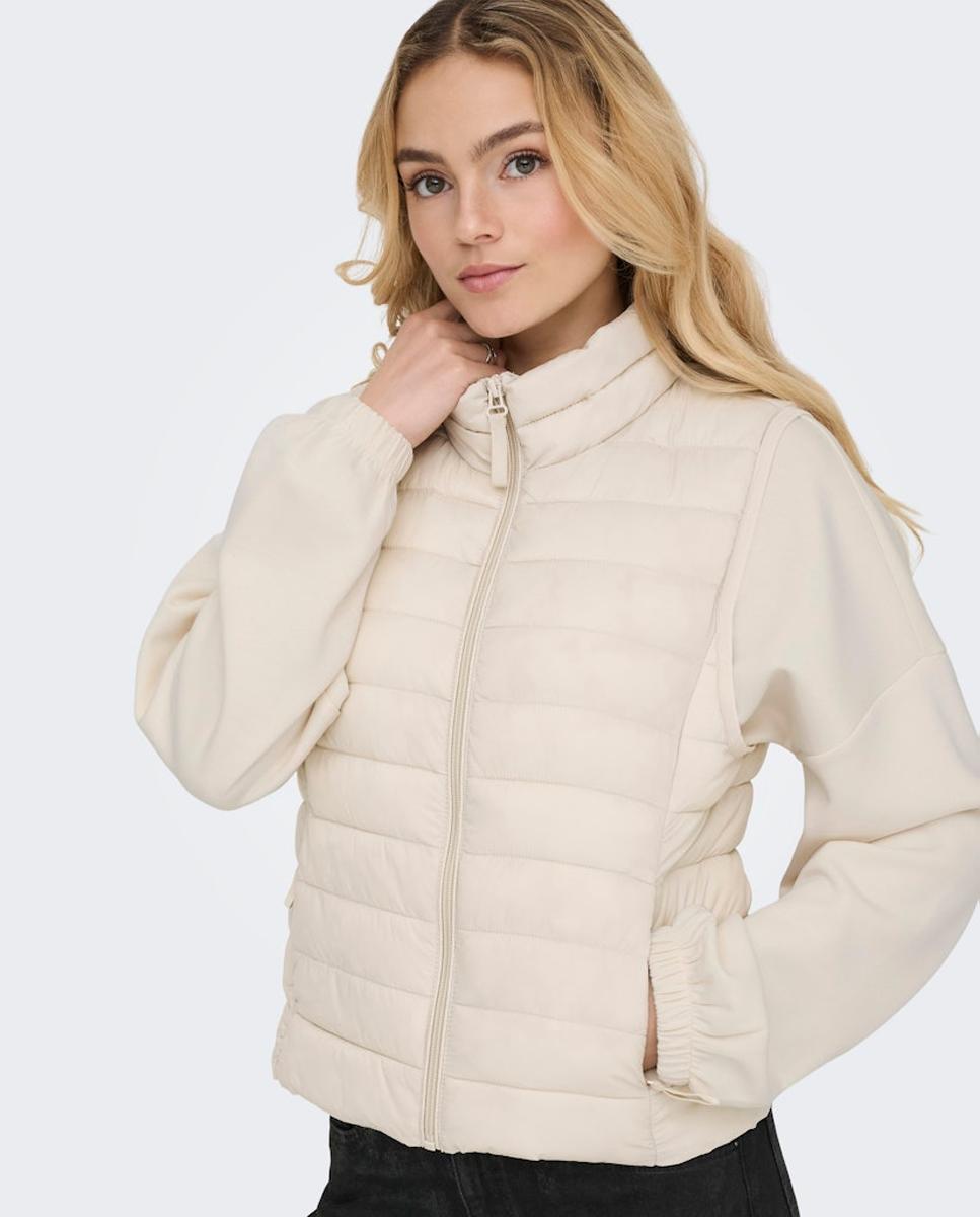 Imagen 3 de Chaqueta de mujer acolchada ligera - Only - Beige Beige