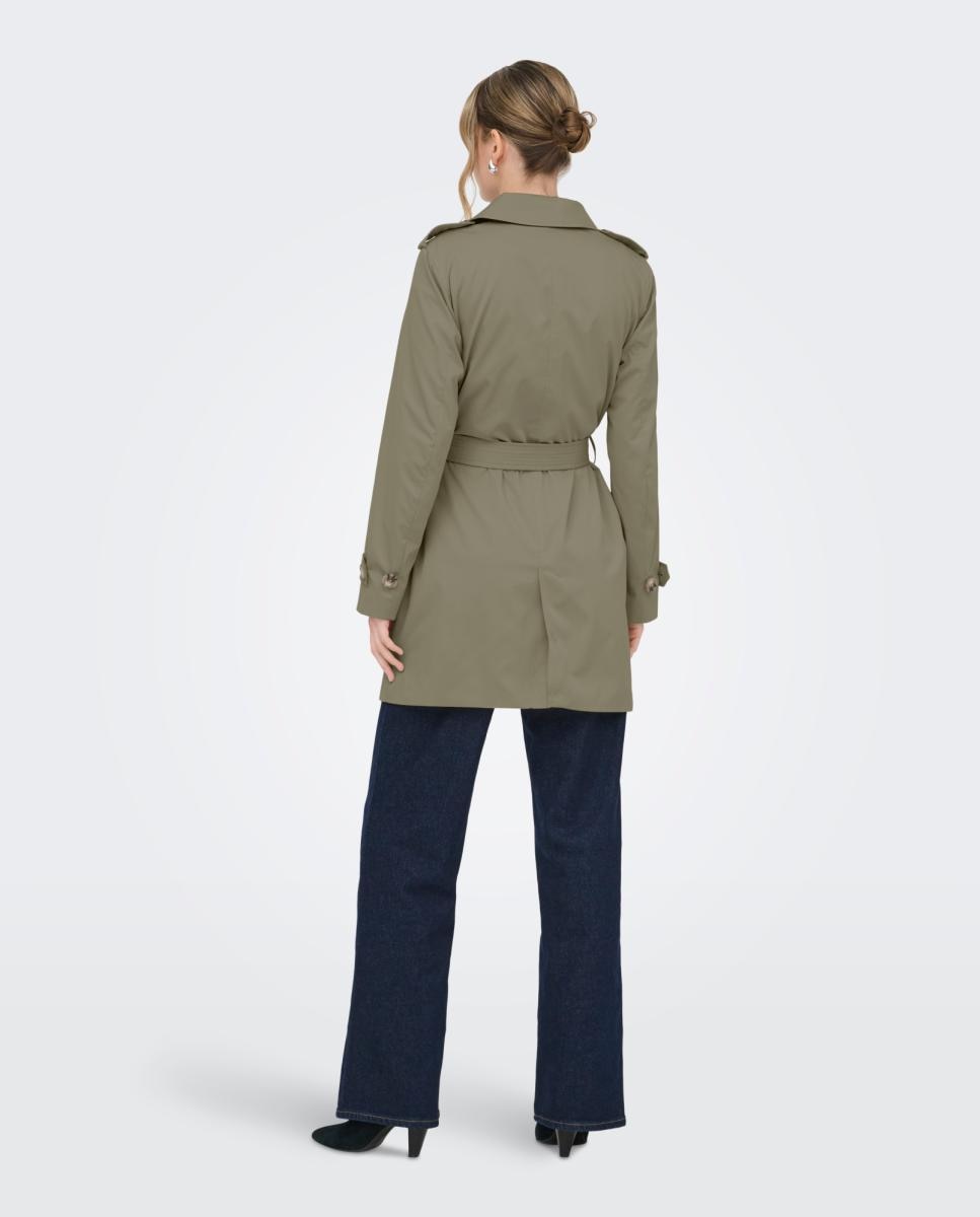 Gabardine com manga comprida Verde-2