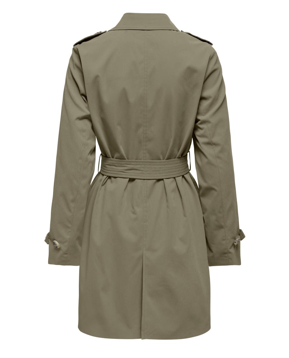 Gabardine com manga comprida Verde-4