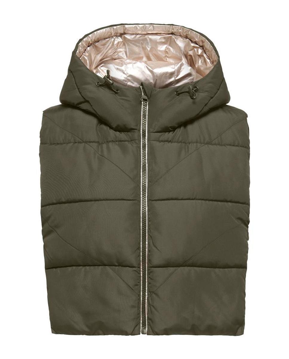 Imagen 0 de Cuello acolchado de mujer con capucha Verde