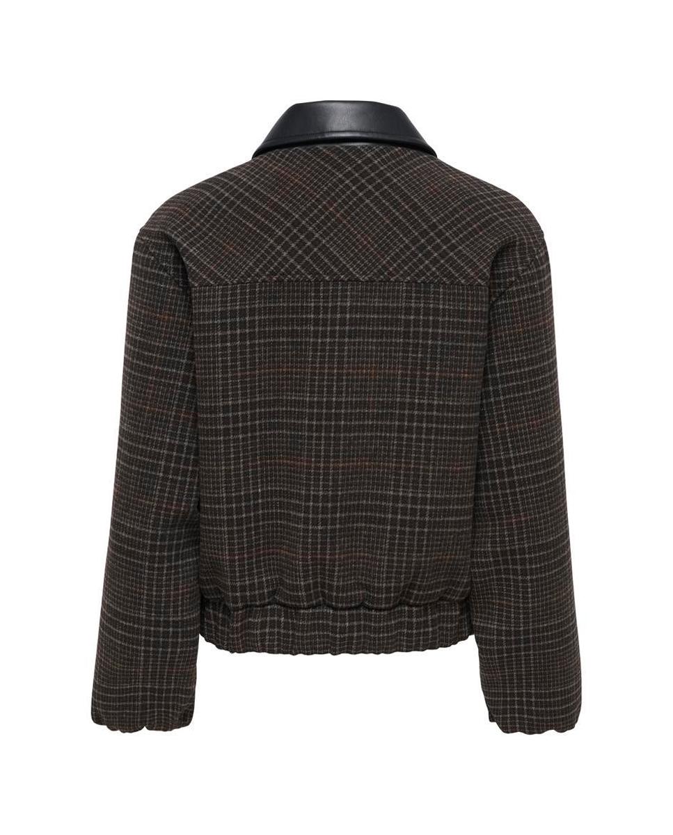 Cazadora de mujer estilo bomber - Only - Marrón Marrón-2