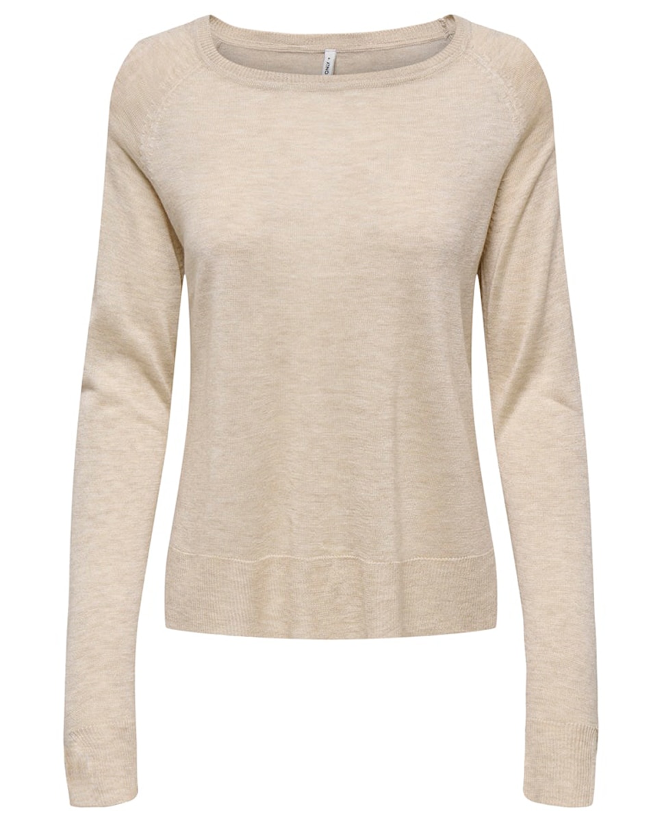 Jersey de punto de mujer de manga larga - Only - Blanco Blanco-6
