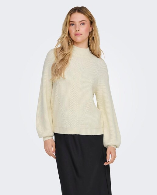 Imagen 0 de Jersey de mujer de manga larga y cuello perkins