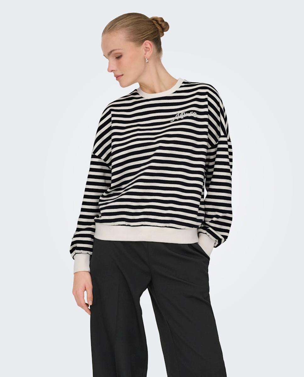 Only - Sudadera de mujer de manga larga estampada.