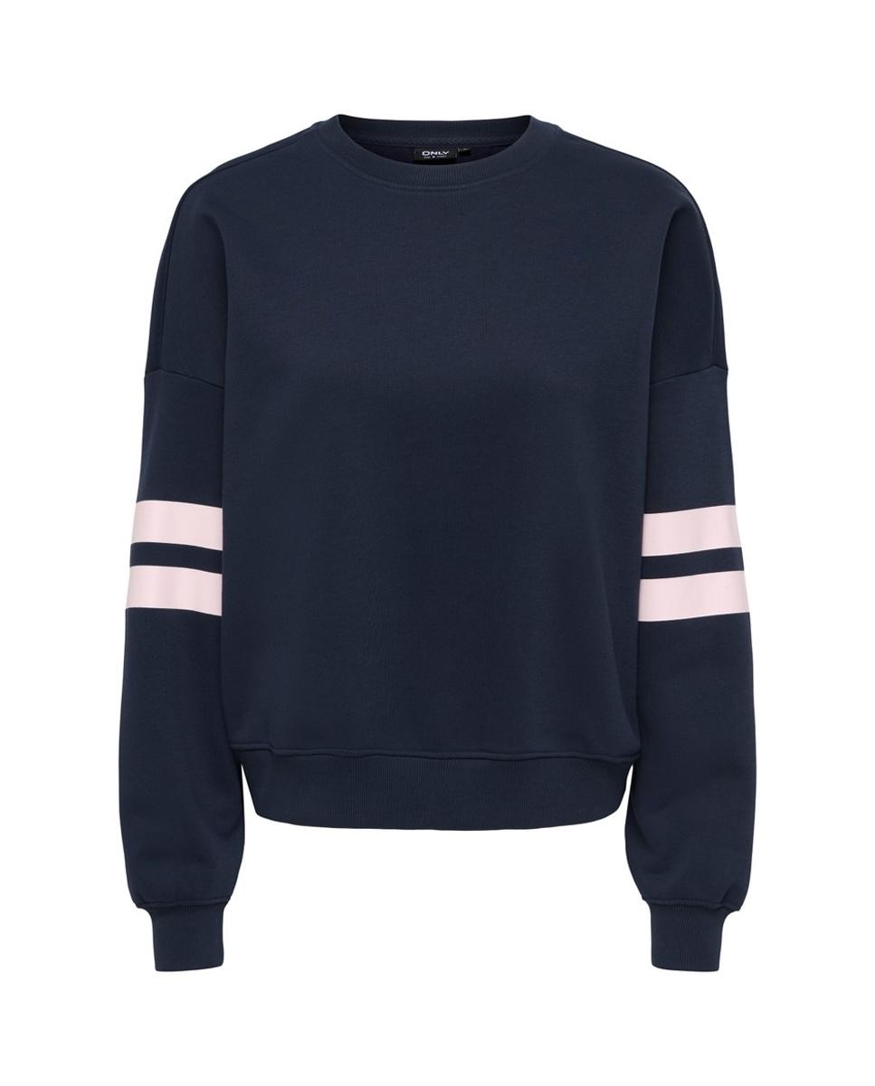 Imagem 0 de Sweatshirt de manga comprida com decote redondo