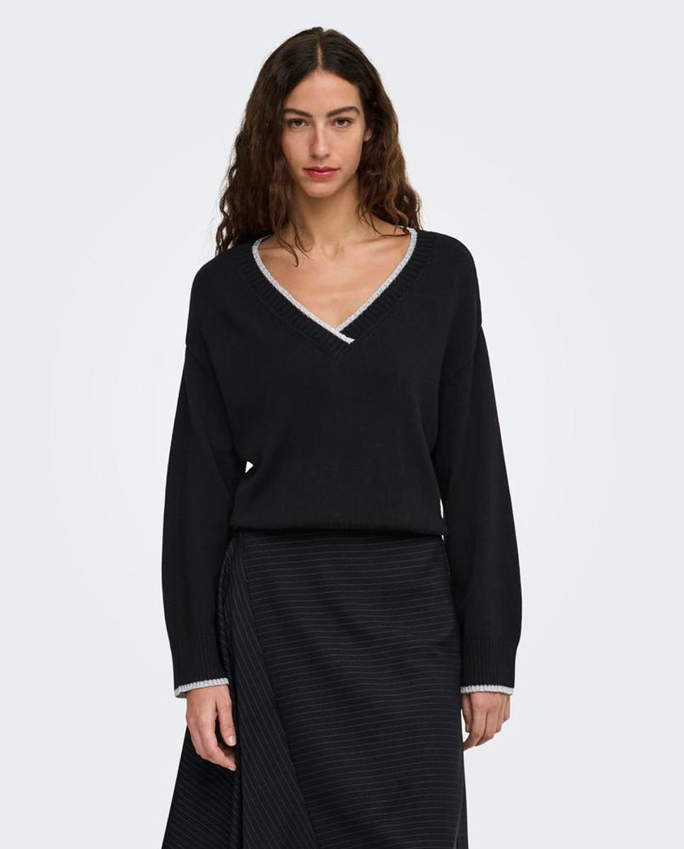 Jersey de mujer - Only - Negro Negro-3