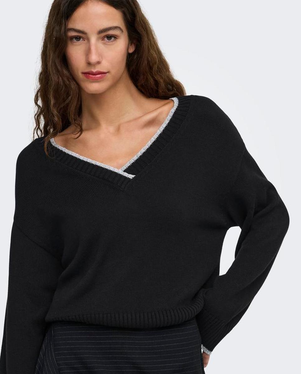Jersey de mujer - Only - Negro Negro-4