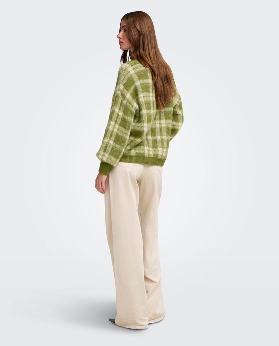 Jersey de mujer estampado de manga larga - Only - Verde Verde-2