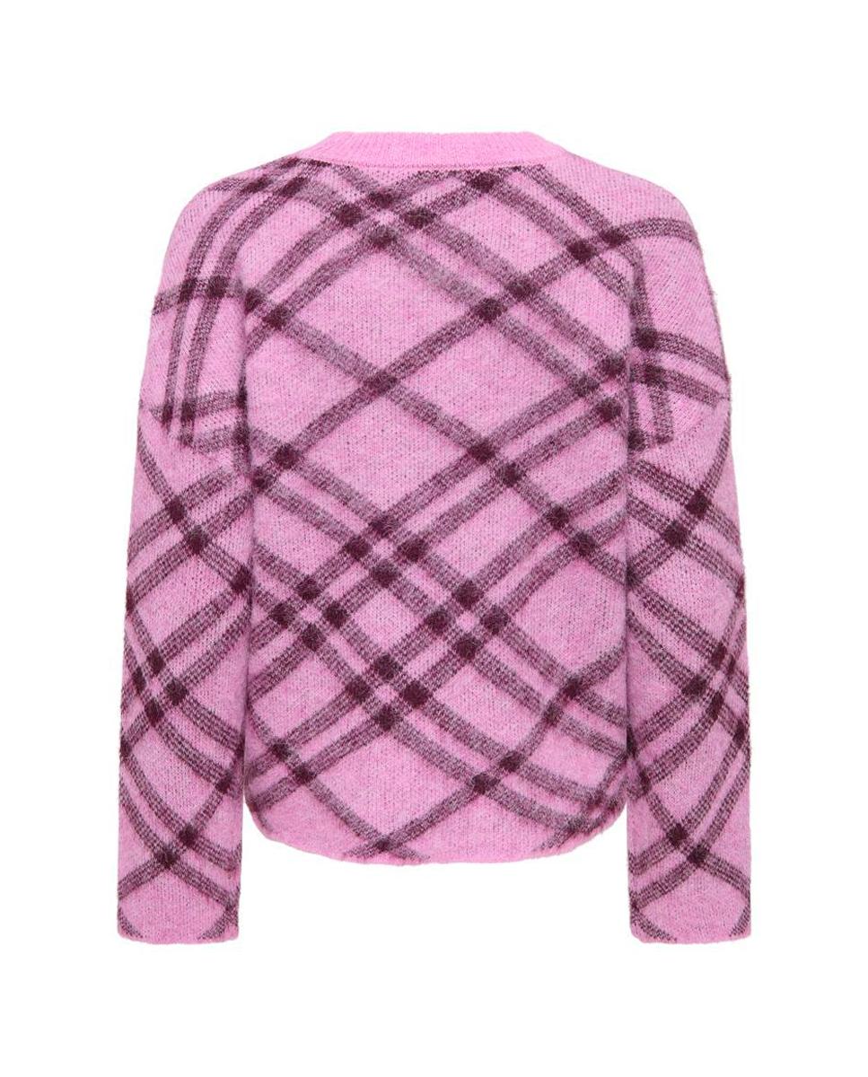 Jersey de mujer con cuello redondo y hombros caídos - Only - Rosa Rosa-2