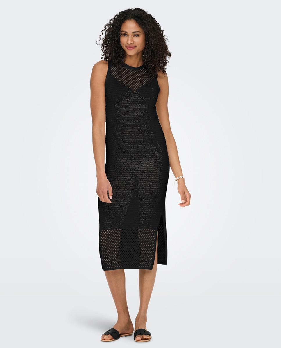 Imagem 0 de Vestido comprido de malha justo