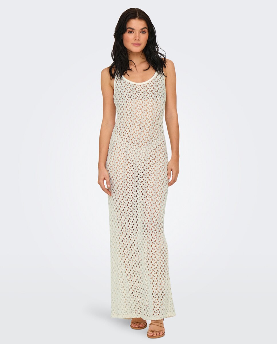 Vestido Comprido Justo Nude-1