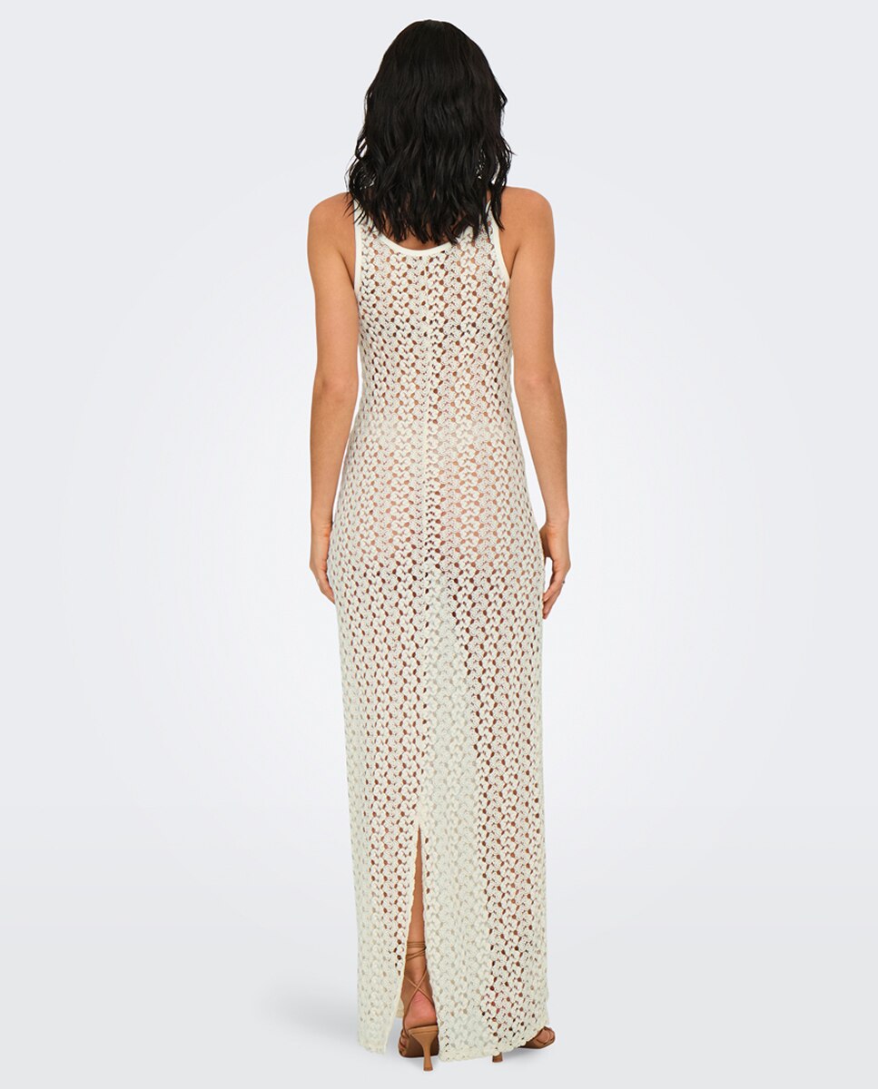 Vestido Comprido Justo Nude-2