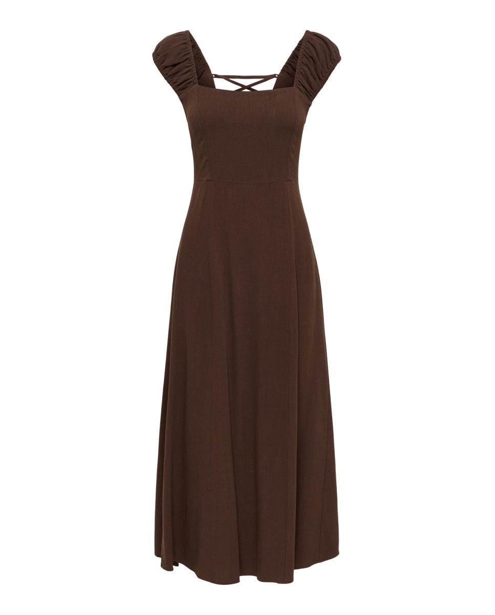 Imagem 0 de Vestido Comprido de Alças Largas com Costas Descobertas